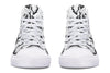 Snake Skin High Top Shoes Hightops YWF