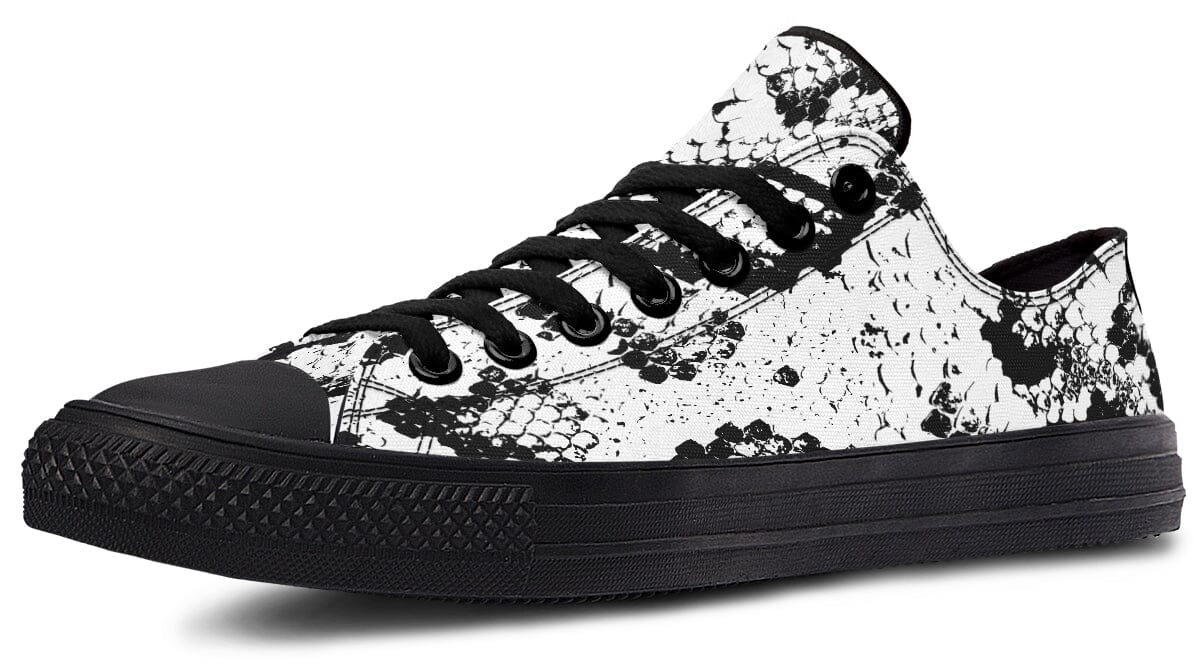 Snake Skin Low Top Shoes Lowtops Electro Threads 