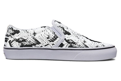 Snake Skin Slip on Shoes Slipons YWF