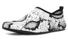 Snakeskin Barefoot Shoes Aquabarefootshoes YWF Women's Aqua Barefoot Shoes Black Sole US 3-4 / EU34-35