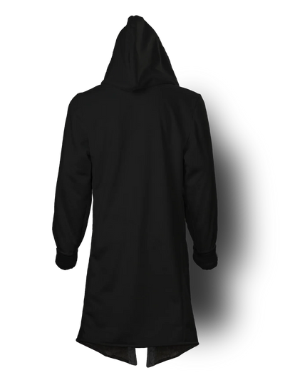 Solid Black Cyber Cloak Hooded pullover Electro Threads