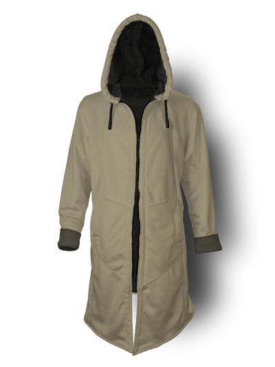 Solid Sand Cyber Cloak Hooded pullover Electro Threads