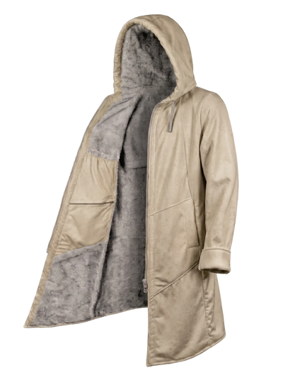 Solid Sand Cyber Cloak Hooded pullover Electro Threads
