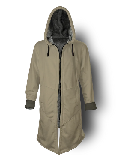 Solid Sand Cyber Cloak Hooded pullover Electro Threads