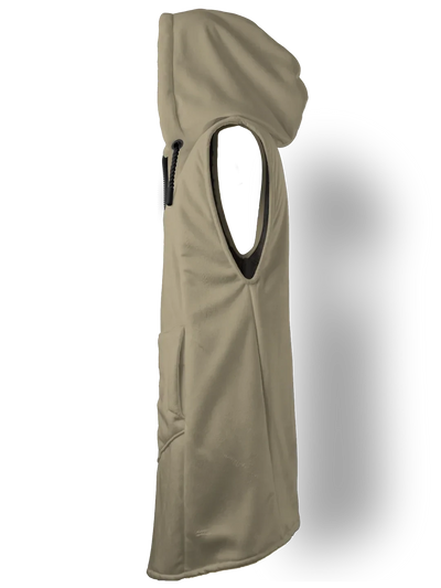 Solid Sand Cyber Cloak Hooded pullover Electro Threads