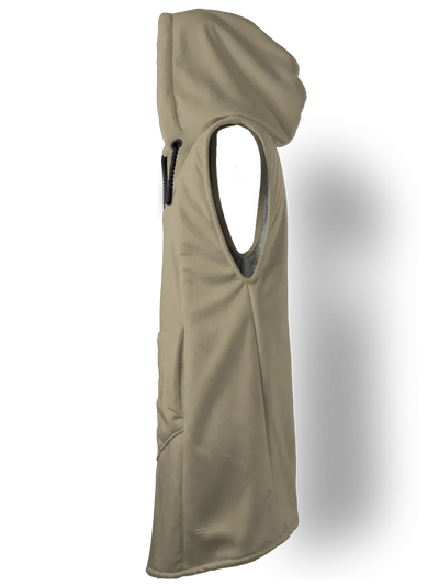 Solid Sand Cyber Cloak Hooded pullover Electro Threads