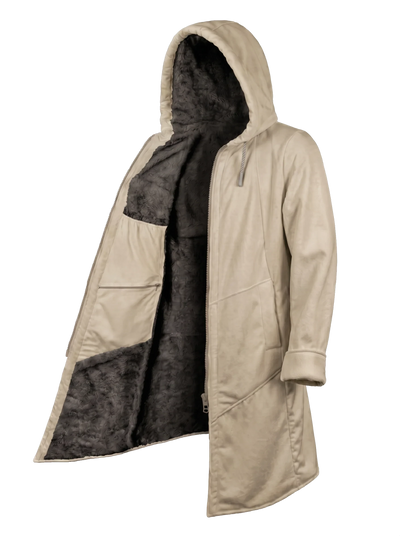 Solid Sand Cyber Cloak Hooded pullover Electro Threads