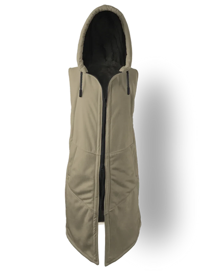 Solid Sand Cyber Cloak Hooded pullover Electro Threads