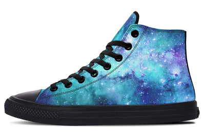 Space Jam Galaxy High Top Shoes Hightops YWF Women's Hightops Black Sole US 5 / EU35.5