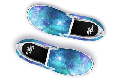 Space Jam Galaxy Slip on Shoes Slipons YWF