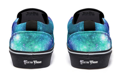 Space Jam Galaxy Slip on Shoes Slipons YWF