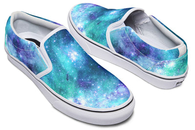 Space Jam Galaxy Slip on Shoes Slipons YWF