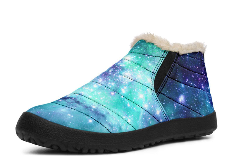 Space Jam Galaxy Winter Slippers WinterSlippers Electro Threads Women's Winter Slippers Black Sole US 4.5 / EU35