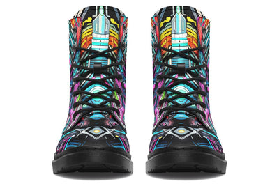 Space Symmetry Combat Boots Boots Electro Threads