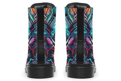 Space Symmetry Combat Boots Boots Electro Threads