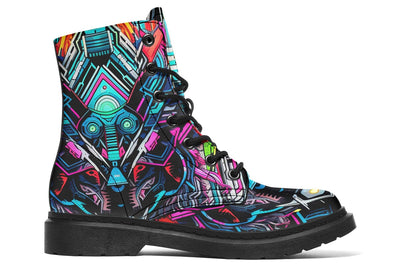 Space Symmetry Combat Boots Boots Electro Threads