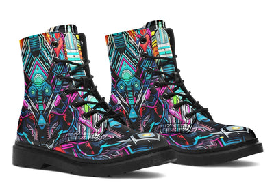 Space Symmetry Combat Boots Boots Electro Threads