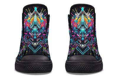 Space Symmetry High Top Shoes Hightops Electro Threads