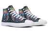 Space Symmetry High Top Shoes Hightops Electro Threads