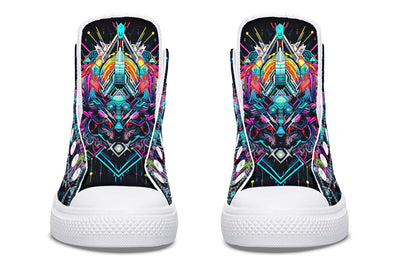 Space Symmetry High Top Shoes Hightops Electro Threads