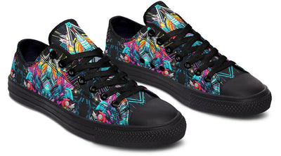 Space Symmetry Low Top Shoes Lowtops Electro Threads