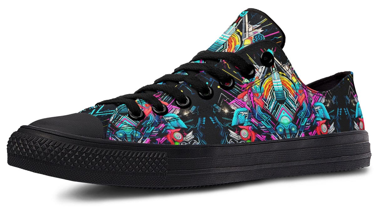 Space Symmetry Low Top Shoes Lowtops Electro Threads 