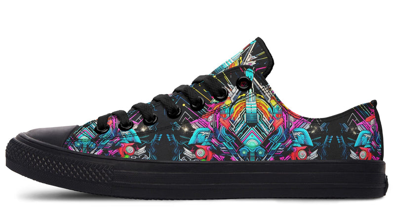 Space Symmetry Low Top Shoes Lowtops Electro Threads 