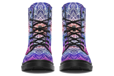 Spark Of Joy Mandala Combat Boots Boots YWF