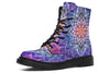 Spark Of Joy Mandala Combat Boots Boots YWF