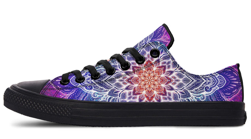 Spark Of Joy Mandala Low Top Shoes Lowtops Electro Threads 