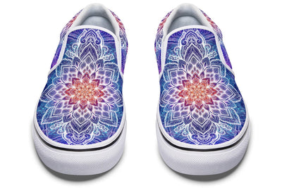 Spark of Joy Mandala Slip on Shoes Slipons YWF