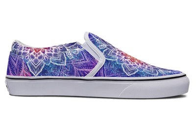 Spark of Joy Mandala Slip on Shoes Slipons YWF