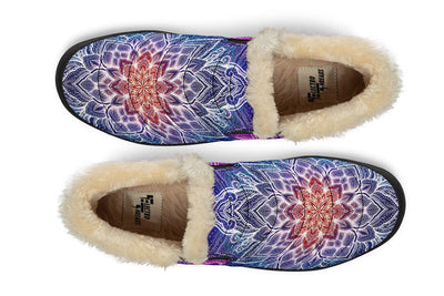 Spark Of Joy Mandala Winter Slippers WinterSlippers Electro Threads