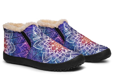 Spark Of Joy Mandala Winter Slippers WinterSlippers Electro Threads