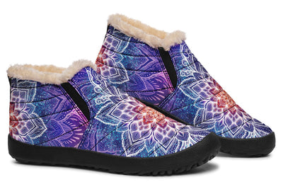 Spark Of Joy Mandala Winter Slippers WinterSlippers Electro Threads