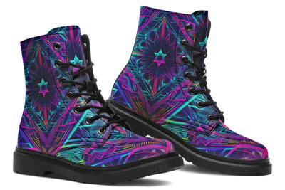 Star Convergence Combat Boots Boots Electro Threads