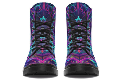 Star Convergence Combat Boots Boots Electro Threads