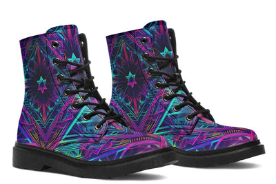 Star Convergence Combat Boots Boots Electro Threads