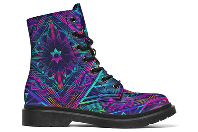 Star Convergence Combat Boots Boots Electro Threads