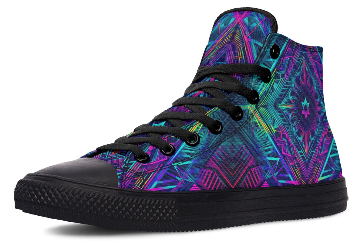 Star Convergence High Top Shoes Hightops Electro Threads 