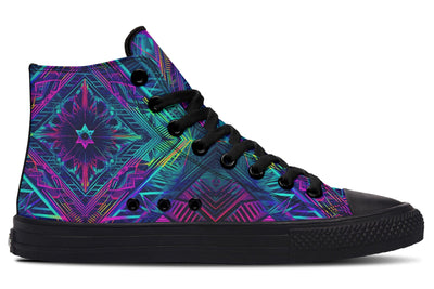 Star Convergence High Top Shoes Hightops Electro Threads