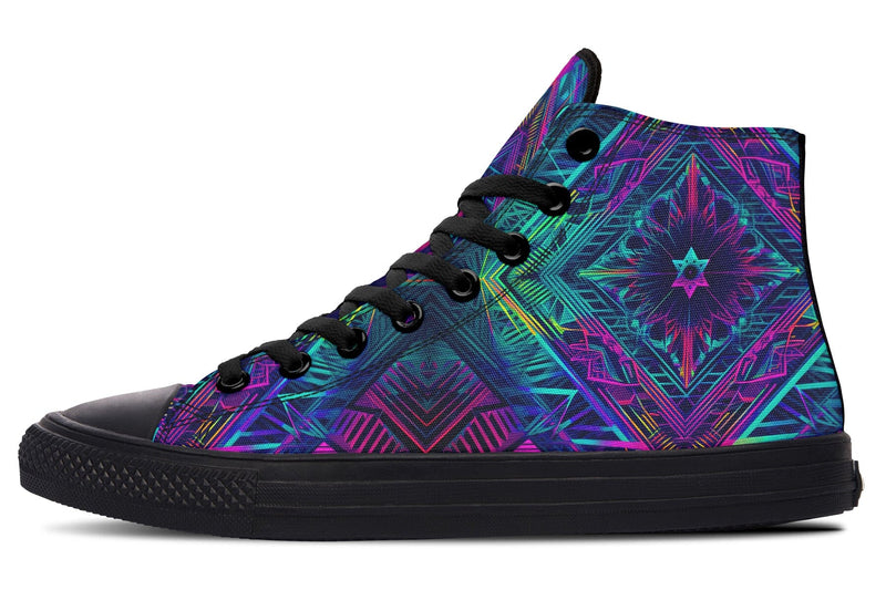 Star Convergence High Top Shoes Hightops Electro Threads 