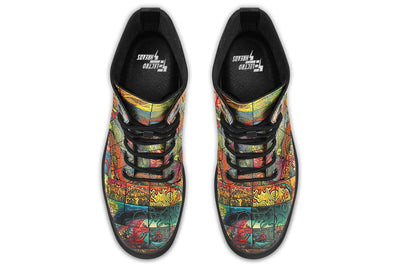 Sunny Blotter Combat Boots Boots Electro Threads