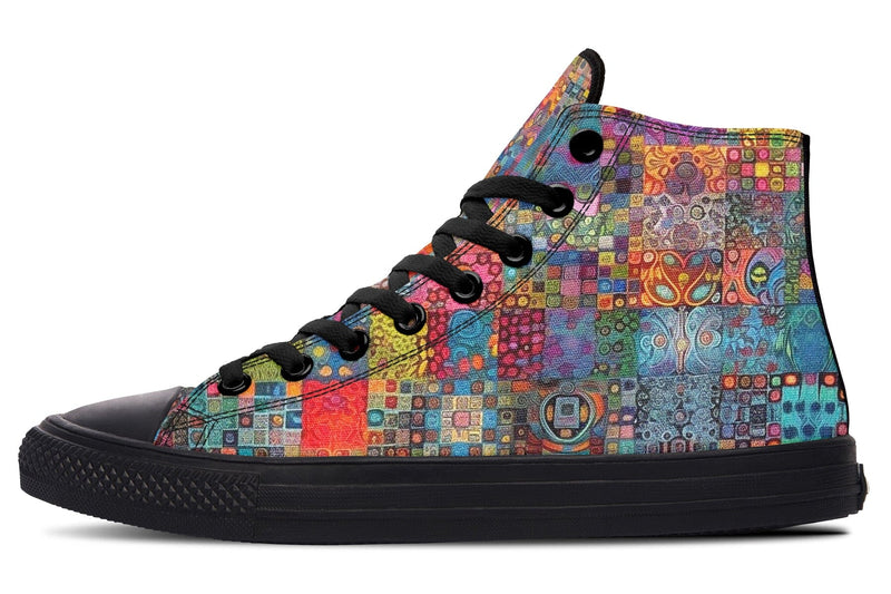 Sunny Blotter High Top Shoes Hightops Electro Threads 