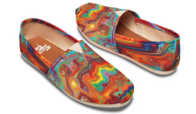 Swirling Vision Casual Slip on Shoes Casualshoes Electro Threads