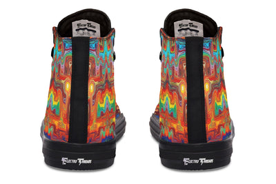 Swirling Vision High Top Shoes Hightops Electro Threads