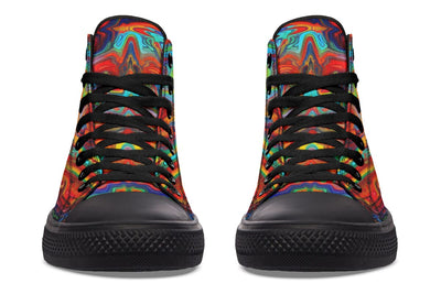 Swirling Vision High Top Shoes Hightops Electro Threads