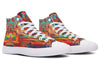 Swirling Vision High Top Shoes Hightops Electro Threads