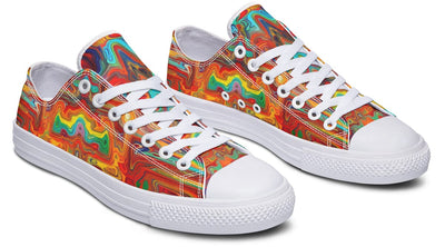 Swirling Vision Low Top Shoes Lowtops Electro Threads