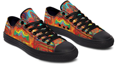 Swirling Vision Low Top Shoes Lowtops Electro Threads